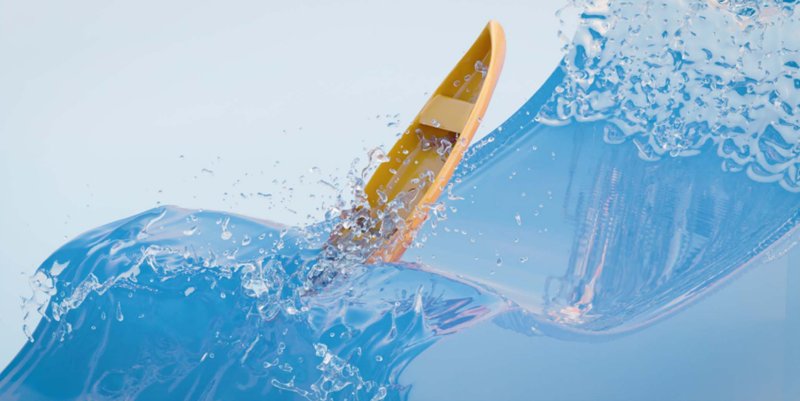 Simulating Two-Phase Fluid-Rigid Interactions With an Overset-Grid Kinetic Solver